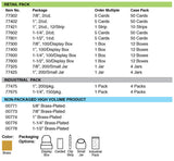 Lucky Line Products 77600 | 1-1/4" Slim Split Ring, Bright Plated Steel, 100/Pack