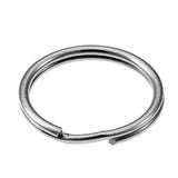 Lucky Line Products 77402 | Key Ring, Split, 1" Diameter, Tempered Steel, Brass Plated, 2 each per Card