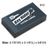 Lucky Line Products 91200 | Magnetic Key Hider, Extra Large, 2-1/8" Length x 3-7/8" Width x 5/8" Height, Plastic, Black, 6 each per Refill Box