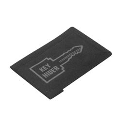 Lucky Line Products 91410 | Pouch Key Hider, Large, 2" Width x 4" Length x 1/8" Thickness, Nylon, Black, 10 each per Card