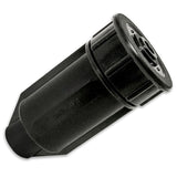 Lucky Line Products 91901 | Sprinkler Key Hider, Novel, 2" Diameter x 3-3/4" Height, Tough Watertight Plastic, Black, 1 each per Card