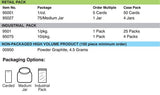 Lucky Line Products 95027 | Powdered Graphite Tube 75/Jr