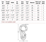 Lucky Line Products A504 | 2" Interlocking Snap 175Lb Limit, Moq =5