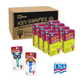 Lucky Line Products B100 | Butterfies & Rainbows Key Shapes 4Skus/20Pcs