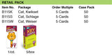 Lucky Line Products B115S | House Key, Schlage, Cat, Brass, Enamel Coating, 1 each per Card