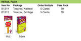 Lucky Line Products B131K | House Key, Kwikset, Teacher, Brass, Enamel Coating, 1 each per Card