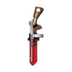 Lucky Line Products B139K | House Key, Kwikset, Tommy Gun, Brass, Enamel Coating, 1 each per Card