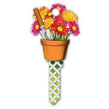 Lucky Line Products B142S | House Key, Schlage, Gardening, Brass, Enamel Coating, 1 each per Card