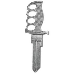 Lucky Line Products B302K | House Key, Kwikset, Forged Knife, Hand Crafted/Sculpted, Cast Alloy Metal, Rich Patina
