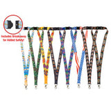 Lucky Line Products C200 | Lanyard Starter Pack, Designer, Polyester, 50 each per Pack