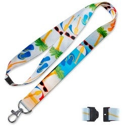 Lucky Line Products C200 | Lanyard Starter Pack, Designer, Polyester, 50 each per Pack