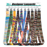 Lucky Line Products C200D | Lanyard Wall Display, Designer, Polyester, 10 each per Pack