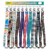 Lucky Line Products C200D | Lanyard Wall Display, Designer, Polyester, 10 each per Pack