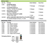 Lucky Line Products C202 | Key Lanyard, Designer, Camo, 17-1/2" Length x 3/4" Width, Polyester