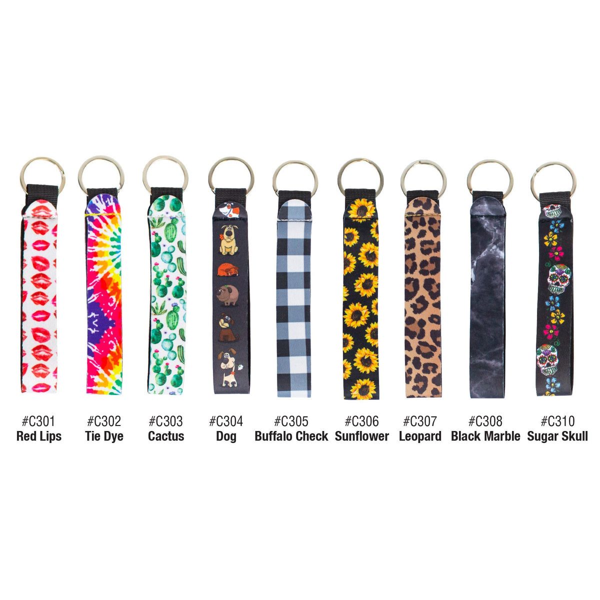 Lucky Line Products C306 | Wristlet Key Chains Sunflower, 1/Pk