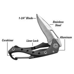 Lucky Line Products U12101 | C-Clip Pocket Knife, Assorted Colors, 1/Card