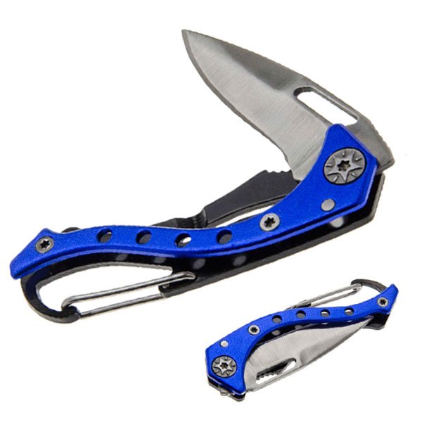 Lucky Line Products U12101 | C-Clip Pocket Knife, Assorted Colors, 1/Card