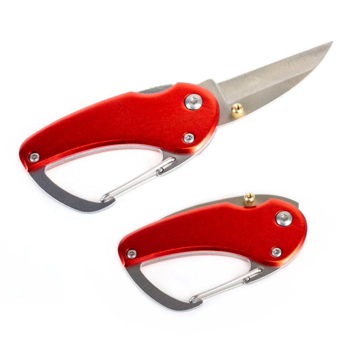 Lucky Line Products U12701 | Carabiner Knife, Assorted Colors, 1/Card