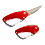 Lucky Line Products U12701 | Carabiner Knife, Assorted Colors, 1/Card