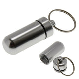 Lucky Line Products U12920 | Storage Capsule Keychain, Black, 1/Pack