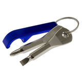Lucky Line Products U13201 | Pocket Tool Keychain, Assorted Colors, 1/Card