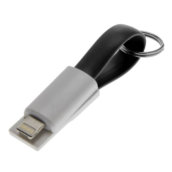 Lucky Line Products U15101 | Micro Charging Cable Keychain, Assorted Colors, 1/Card