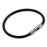 Lucky Line Products U71120 | Flex-O-Loc Storage Ring, Black, 1/Pack