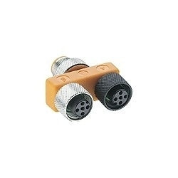 Lumberg Automation 600001549 | Splitter/T-Connector, Thermoplastic Polyurethane, Male, 4 A