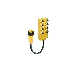 Lumberg Automation 600003966 | Distribution Box, Double I/O per Port, Plastic, TPU Housing