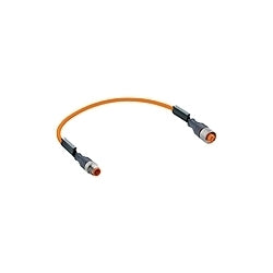 Lumberg Automation 610000791 | Cord Set, 18 AWG, 1m L, PUR Jacket, 0.23 in. Dia Cable, 4 A