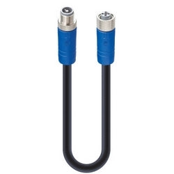 Lumberg Automation 934853095 | Cordset, Male Straight x Female Straight, 1m L, Black, 16 A
