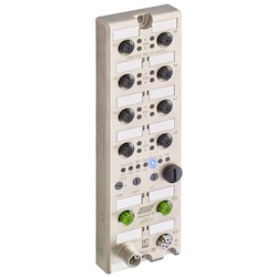 Lumberg Automation 934879008 | Digital I/O Device, 8 -Port, 120 mA, Metal Housing