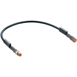 Lumberg Automation 934876016 | Cordset, M8 Snap-In Male Straight, 15m L, Black, Unshielded
