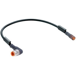 Lumberg Automation 934898034 | Cordset, 0.6m L, Black, Unshielded, 0.34 sq. mm, 5.2mm Dia