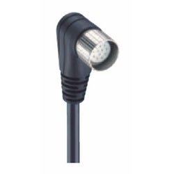 Lumberg Automation RKWU 12-256/5M | Cordset, M23 Power Female Angled, 5m L, Black, Unshielded