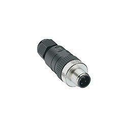 Lumberg Automation 600005196 | Connector,Polyamide Body,0.57 in. OD Min,0.255 in. OD Max,Rectangular Cord,Cable Clamp Strain Relief