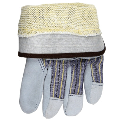 MCR Safety 1400KXL | Memphis Select Shoulder Split Leather Palm Gloves Kevlar Lined, X-Large