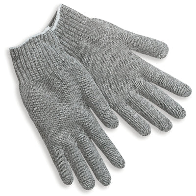 MCR Safety 9507LM | Memphis Multi-Purpose String Knit Gloves Gray, Heavyweight, Large, Dozen Pair
