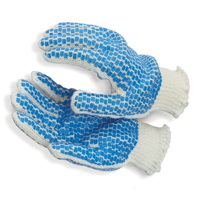 MCR Safety 9660LMB | Two-Sided Grip Gloves PVC Blocks, Men's, Dozen Pair