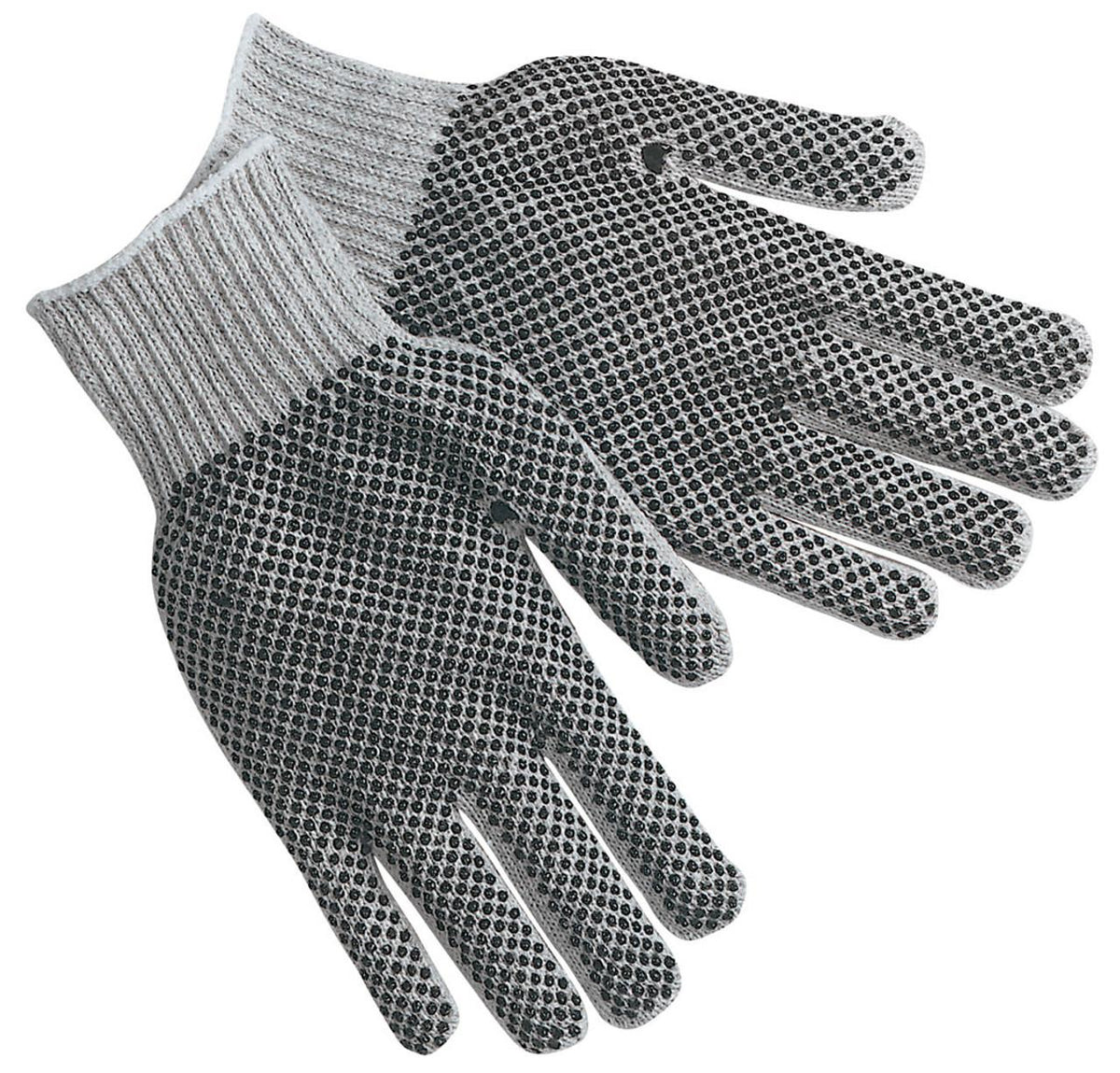 MCR Safety 9662LM | Cotton String Knit Work Gloves 7 Gauge Regular Weight String Knit Gray