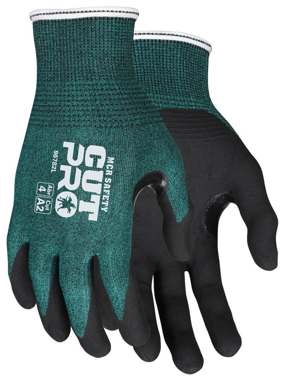 MCR Safety 96782XXL | CutPro Hypermax Cut-Resistant Nitrile Gloves 18 Gauge, Green, 2X-Large