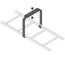 Middle Atlantic CLBCSB6 | Ladder Center Support Bkt, 12"W, 6 pc.