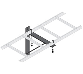Middle Atlantic CLBTSB6 | Triangle Wall Support Bracket, 12"W, 6 pc.