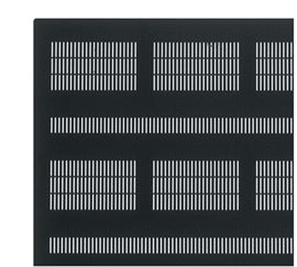 Middle Atlantic DFVRD44 | Vented Rear Door, 44 RU DRK Racks, Fully Vented