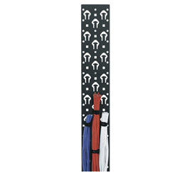 Middle Atlantic LACE23OWP | Lace Strip, 23 RU, 4.75"W, with Tie Posts, 6 pc.