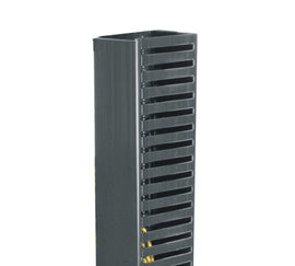 Middle Atlantic PCD4445SC | Cable Duct, 45 RU, 4"W x 4"D, Single Duct