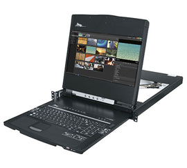 Middle Atlantic RMKBLCD17KVMHD | High Definition Rackmount Consoles with KVM