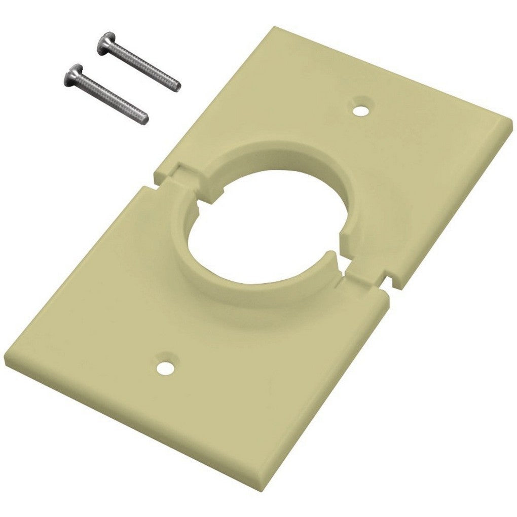 Midlite 1GSIV Single-Gang Splitport (Ivory)
