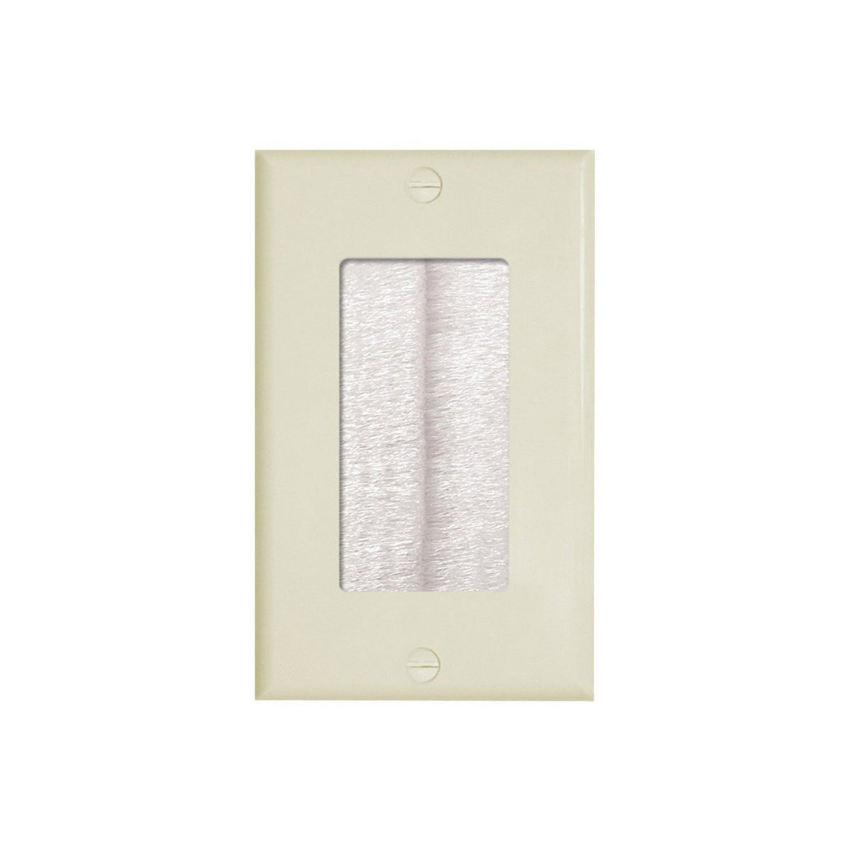 Midlite Corporation DBPW-LA Dcor Brush Plate (LIGHT Almond Dcor Brush Plate With White Brush)