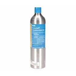 MSA Safety 10098855 | MSA Calibration Gas Cylinder (34L): 1.45% Methane, 15% Oxygen, 60 ppm